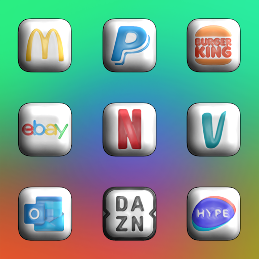 Glossy 3D Icon Pack - screenshot 4