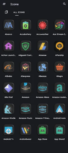 Glossy Dark Icon Pack - screenshot 2