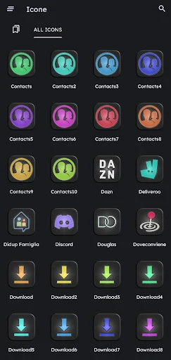 Glossy Dark Icon Pack - screenshot 4