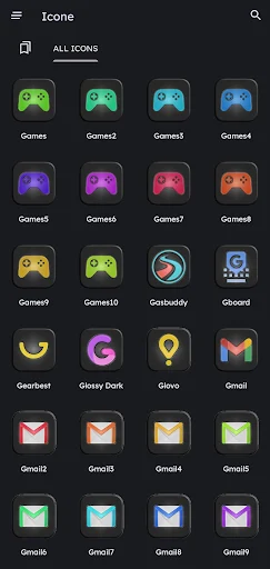 Glossy Dark Icon Pack - screenshot 6