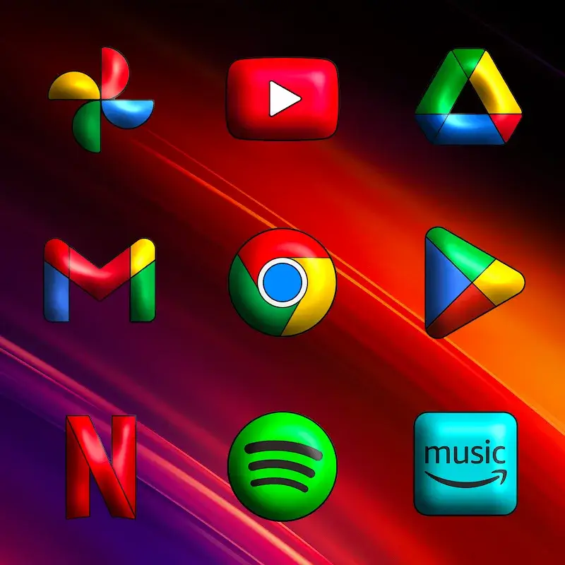 Oxigen 3D - Icon Pack - screenshot 4