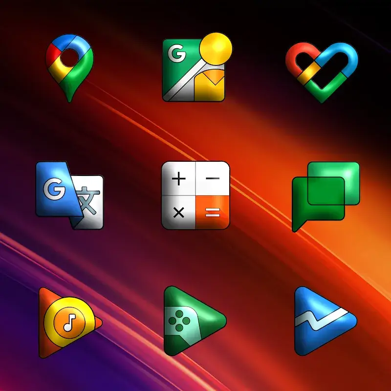 Oxigen 3D - Icon Pack - screenshot 6