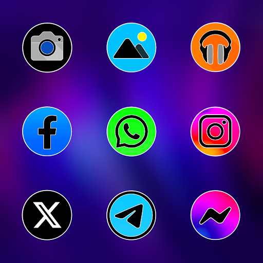 Pixly Fluo Icon Pack - screenshot 3