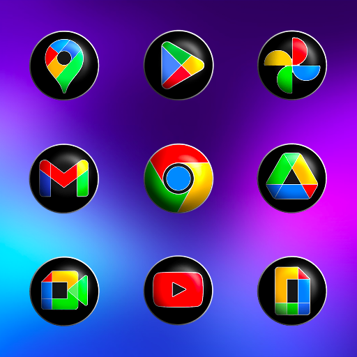 Pixly Fluo 3D Icon Pack - screenshot 4