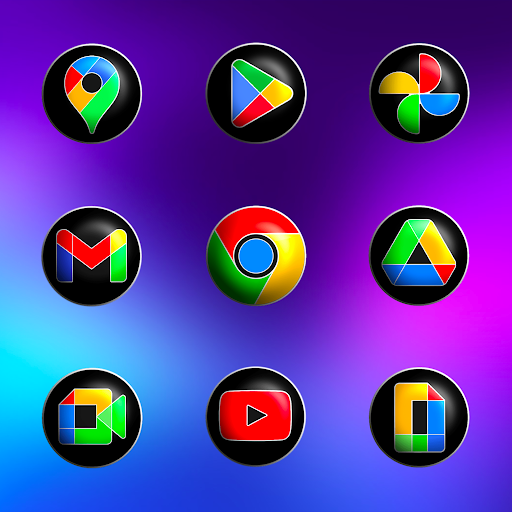 Pixly Fluo 3D Icon Pack - screenshot 4