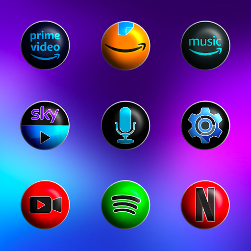 Pixly Fluo 3D Icon Pack - screenshot 5