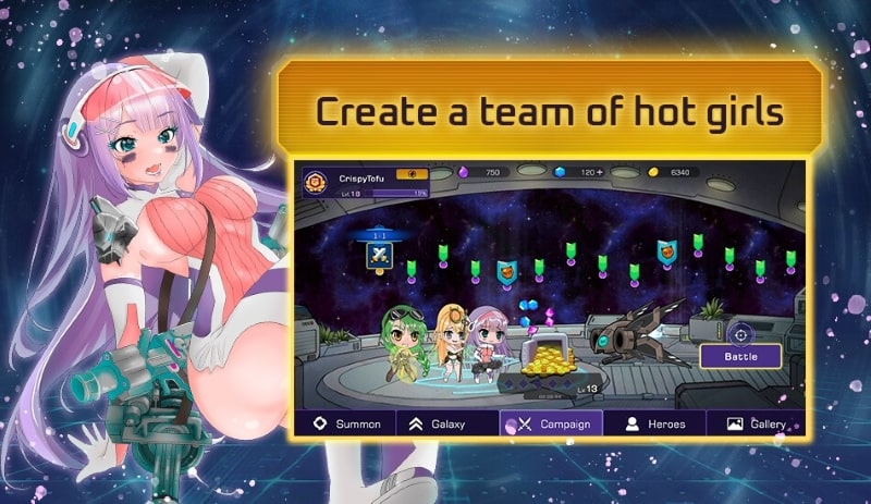 Stargirls Odyssey APK - screenshot 2