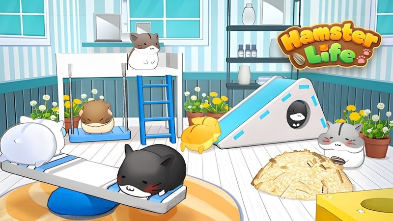 Hamster Life match and home APK - app icon