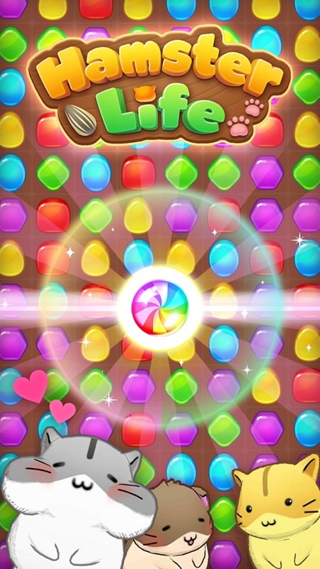 Hamster Life match and home APK - screenshot 3