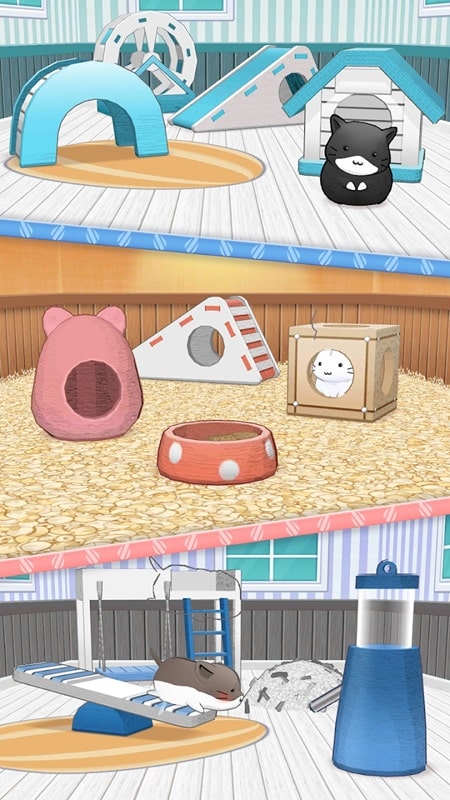 Hamster Life match and home APK - screenshot 4