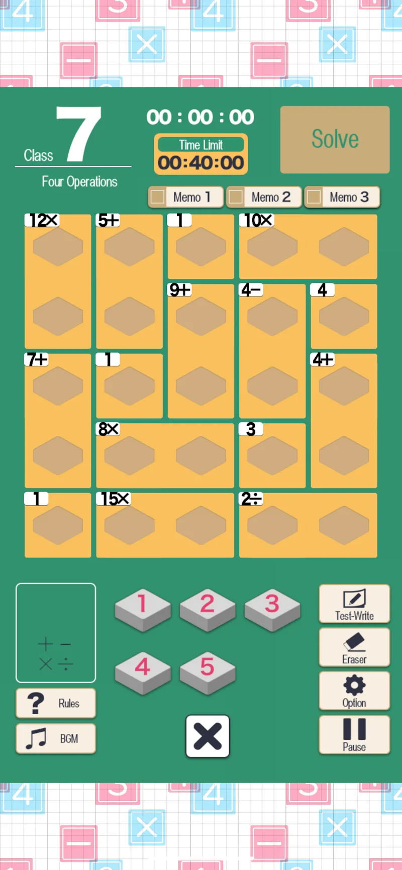 Crunchyroll MMC KENKEN Math - screenshot 3