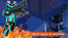 Robot Ninja Battle Royale - screenshot 1