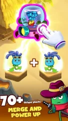 Zombie Defense - Plants War - Merge idle games - screenshot 2