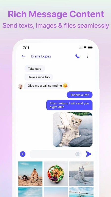 Messenger – Color SMS APK - screenshot 1