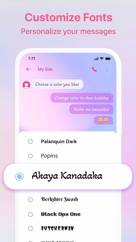 Messenger – Color SMS APK - screenshot 2