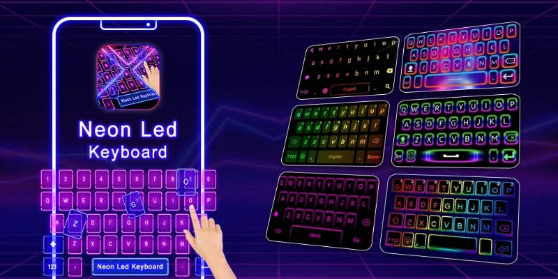 Neon LED Keyboard APK - app icon