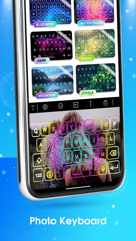 Neon LED Keyboard APK - screenshot 2