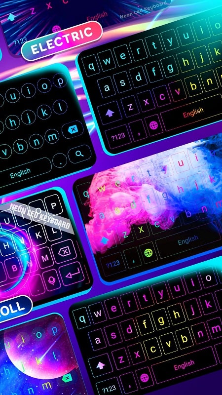 Neon LED Keyboard APK - screenshot 3