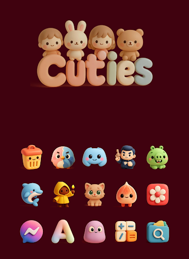 Cuties Icon Pack - screenshot 2