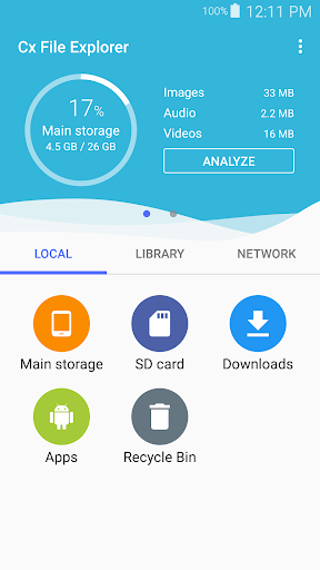 Cx File Explorer APK 2.6.4 for Android [Full Version] - screenshot 1