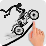 Stickman Racer Road Draw MOD APK icon