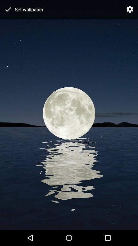 Moon Over Water Live Wallpaper APK - screenshot 2