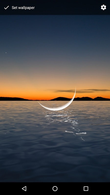 Moon Over Water Live Wallpaper APK - screenshot 4
