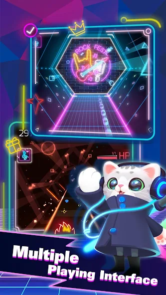 Sonic Cat - Slash the Beats - screenshot 4