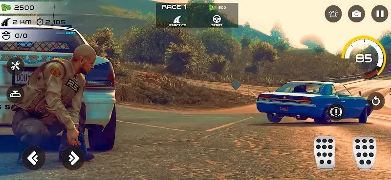 Highway Police Chase Car Games - screenshot 6