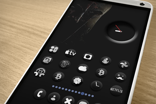 Darko3 BW Icon Pack - screenshot 2