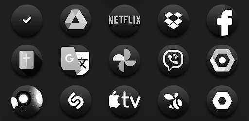 Darko3 BW Icon Pack - screenshot 5