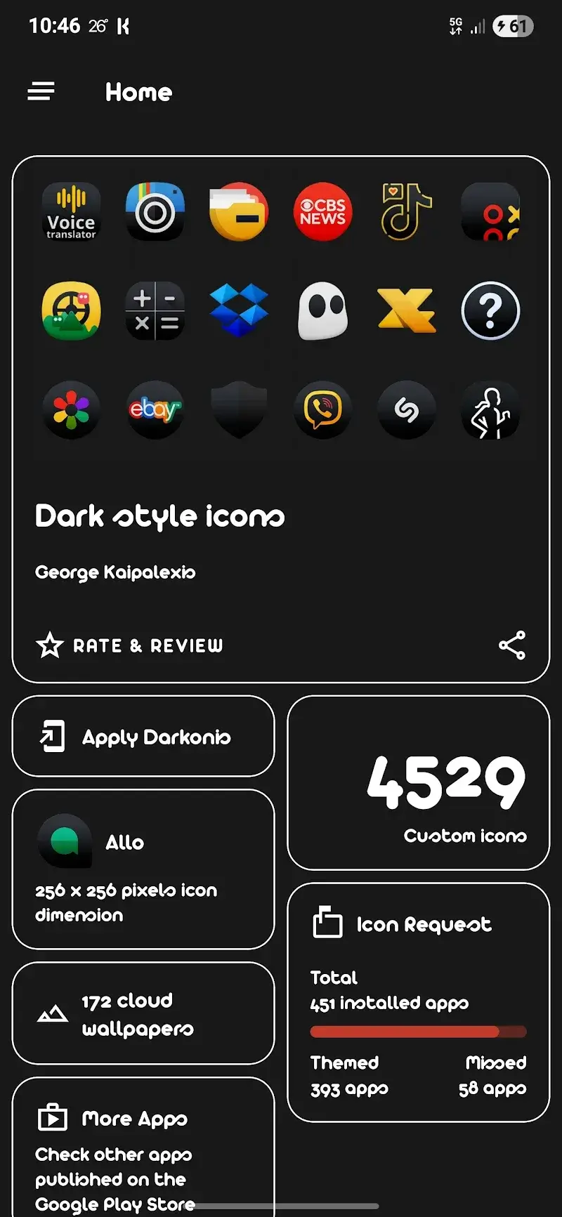Darkonis - Icon Pack v3.6 APK (Full Version) - screenshot 2