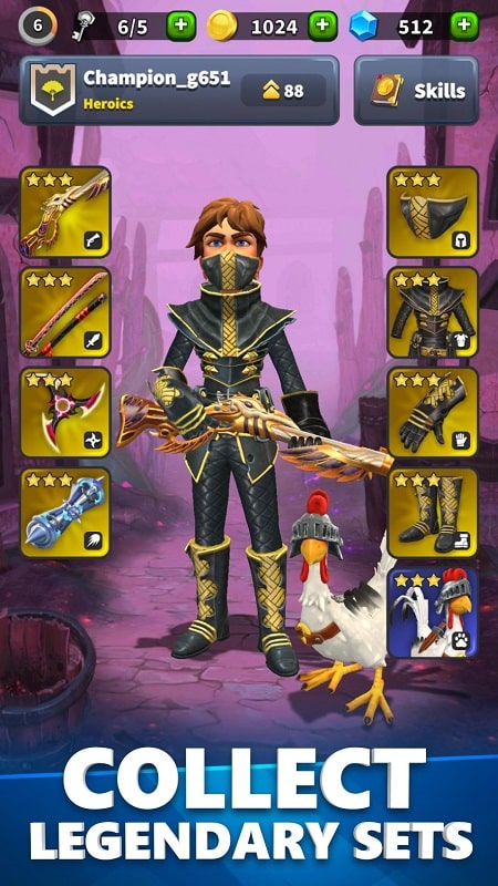 Heroics Epic Fantasy Legend APK - screenshot 1