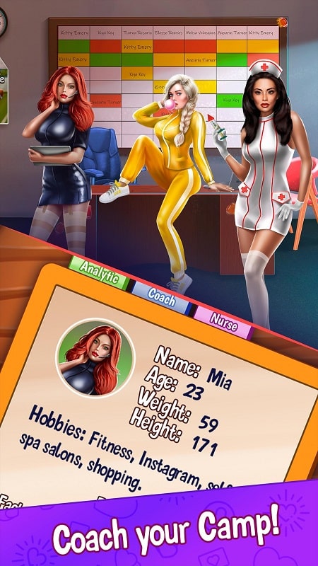 Love Camp Date Sim APK - screenshot 3