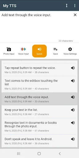 My TTS Text-to-Speech - screenshot 4