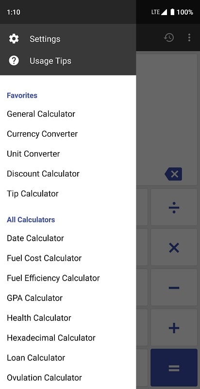ClevCalc APK - screenshot 1