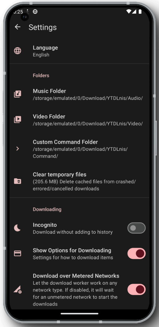 YTDLnis Downloader - screenshot 3