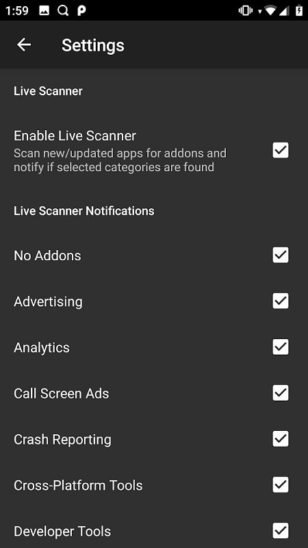 Addons Detector APK - screenshot 4