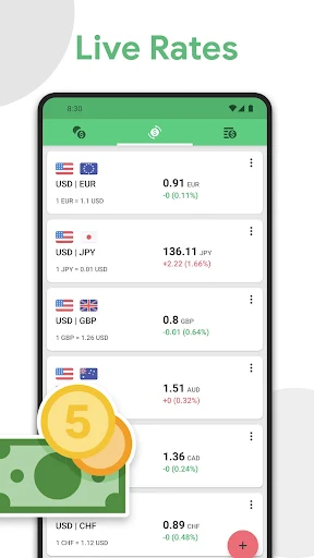 RateX Currency Converter - screenshot 2