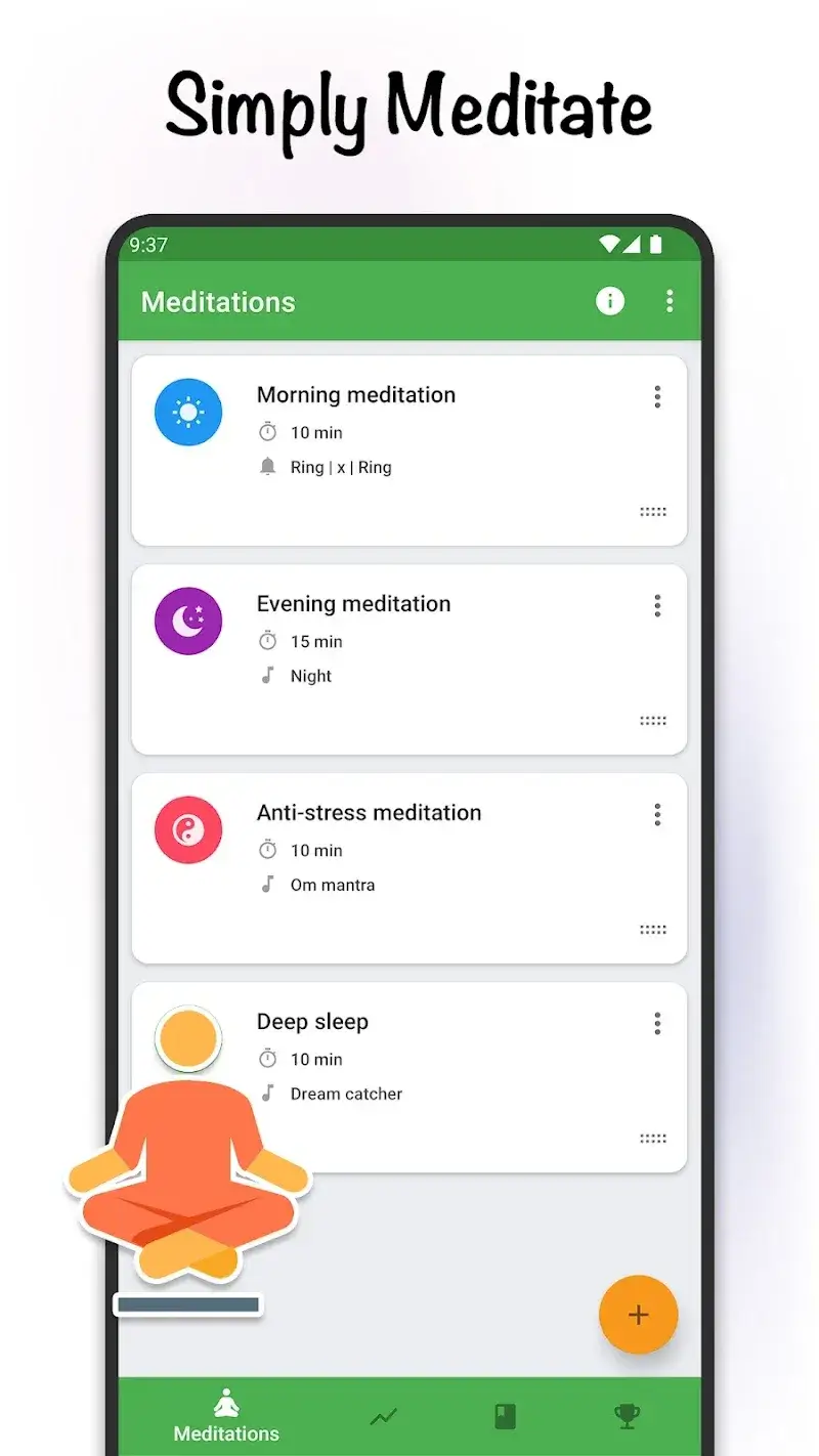 Simple Meditation Timer - screenshot 1