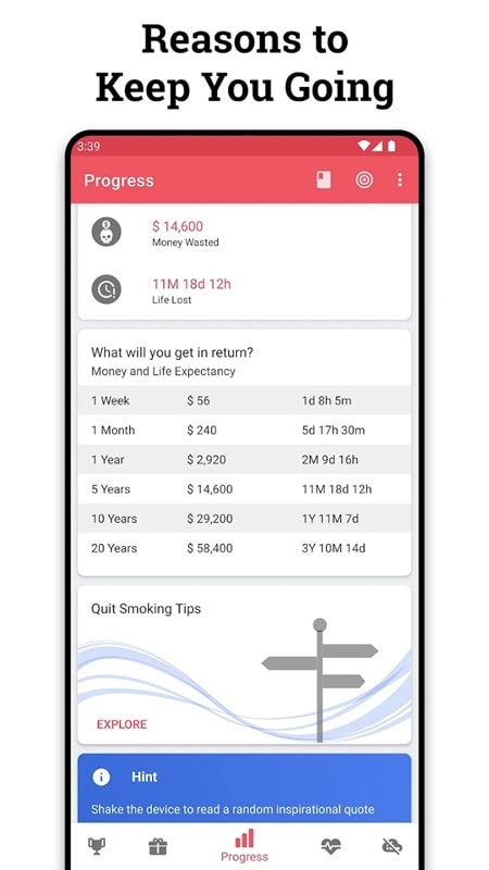 Quit Tracker APK - screenshot 1