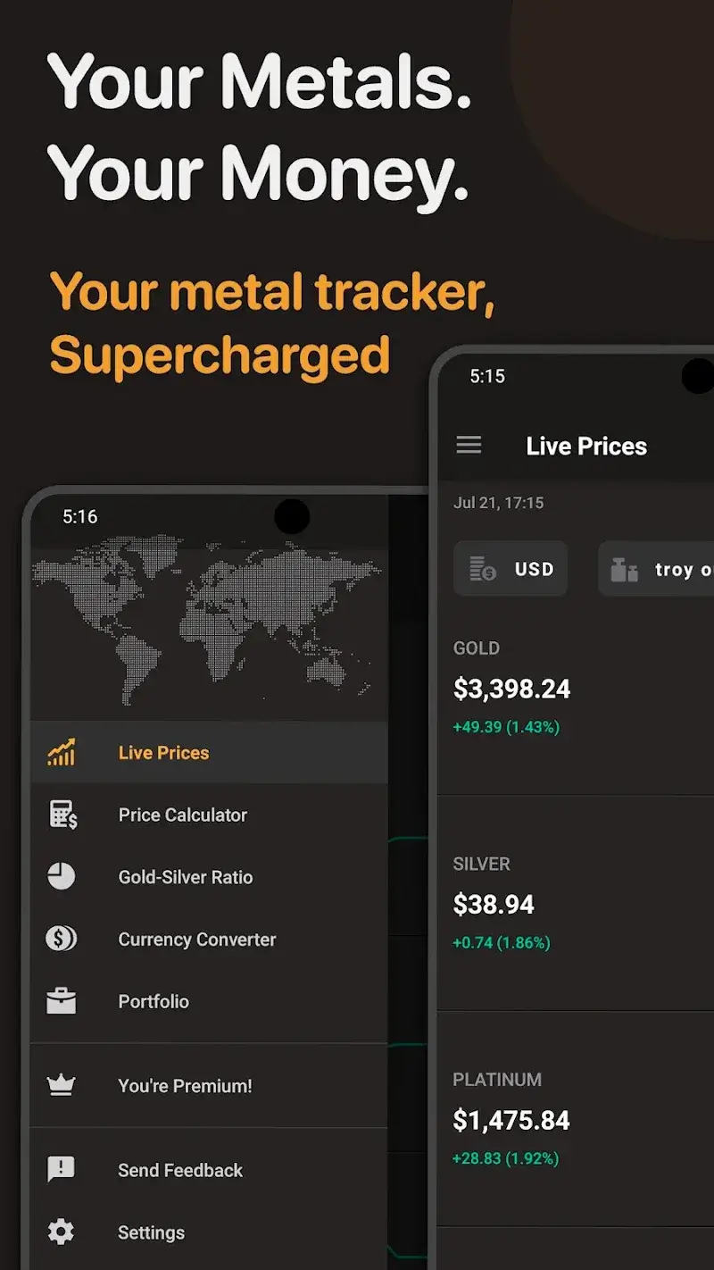 Gold Price Live Goldo - screenshot 1