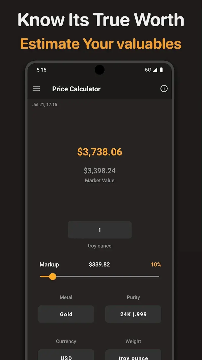Gold Price Live Goldo - screenshot 3