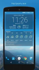 Weather & Clock Widget for Android Ad Free - screenshot 1
