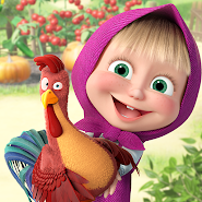 Masha and the Bear: Farm Games MOD APK icon