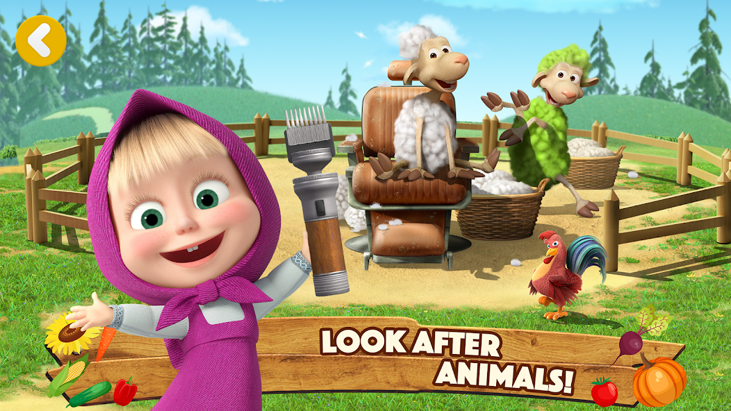 Masha and the Bear: Farm Games - screenshot 4