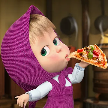Masha and the Bear Pizzeria Game! Pizza Maker Game MOD APK icon