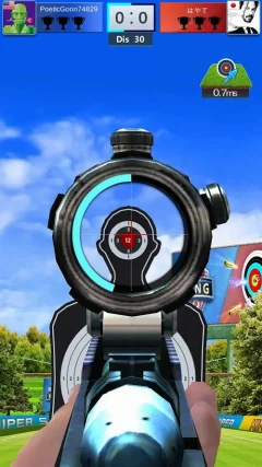 Shooting Master 3D-Top Sniper Shooter Online Games - screenshot 1