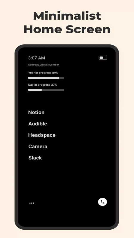 Minimalist Launcher APK - screenshot 1