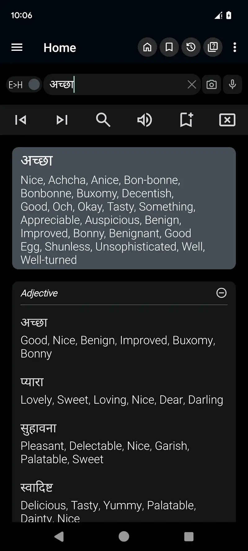 English Hindi Dictionary - screenshot 2